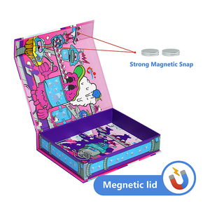 Caja dura de cartón magnético de lujo, logotipo personalizado impreso, cajas vacías mate, ropa, camisa cosmética, zapatos, paquete de pelo, bolsa de papel - Product Image 3