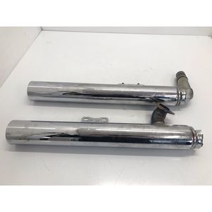 Sistema di Scarico con Catalizzatore per YAMAHA FZ6, Lunghezza 468mm, Finitura Cromata, Scarico per Moto - Product Image 1