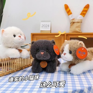 Two Styles of Small <b>cat</b> <b>Plush</b> Toy Pillow Ornament, Cute and Adorable Small <b>cat</b> Home Decoration, Suitable for Festival Gifts - Product Image 5
