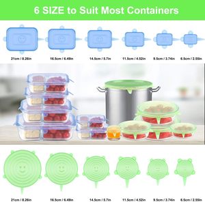 Reusable Expandable Grade Silicone Cover Lid for Keeping Food Fresh - Product Image 5