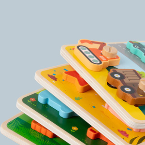 Trò Chơi Xếp Hình Bằng Gỗ Vít Ngón Cái Đồ Chơi Học Tập 3d Tự Làm Cho Trẻ Em Đồ Chơi Montessori Giáo Dục Phổ Biến 2022 Cho Trẻ Em - Product Image 3