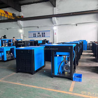 Compresseur d'air rotatif à vis industriel stationnaire PM VFD 10/15/20/25/30/40/50/60/75/100/125 HP 5/7/8/10/13/16 Bar