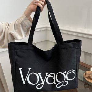 Nouveau Sac Fourre-tout Tendance 2025 – Grande Capacité, Style Étudiant Décontracté en Toile - Product Image 4