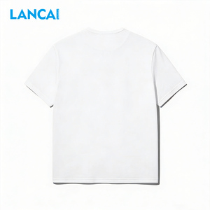 Camiseta Lancai de Tela Delgada y Talla Grande para Hombre, Camisetas de Manga Corta para Verano con Logotipo Personalizado - Product Image 2