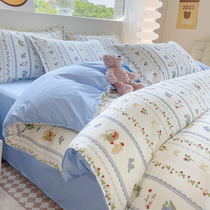 Ensemble de literie de luxe en polyester 100% doux et confortable à <span class=keywords><strong>prix</strong></span> d'usine pour la maison et l'hôtel - Product Image 1
