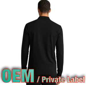 Polo da Golf da <span class=keywords><strong>Uomo</strong></span>, Manica Lunga, Protezione Solare UPF 50+, Alta Prestazione, Colletto a Risvolto, Leggera, Casual, T-shirt ad Asciugatura Rapida - Product Image 3