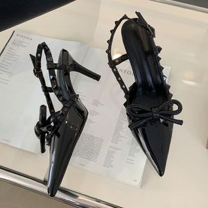 Sandalias Slingback, Nuevo Estilo, Elegantes, Sexys, Únicas, de Diseñador, Tacones Sexys para Mujer 2024 - Product Image 4