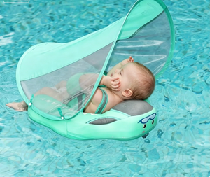 <span class=keywords><strong>Flotador</strong></span> Inflable para Niños <span class=keywords><strong>Mambobaby</strong></span>, Anillo de Natación de TPE con Protección Solar, Diseño Flotante para Axilas y Cuello, Seguro e Impermeable, <span class=keywords><strong>Flotador</strong></span> para Bebés - Product Image 3