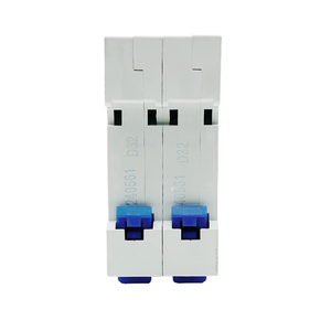 DZ47-63H 2P 소형 회로 차단기 정격 전류 플라스틱 및 구리 딘 레일 장착 보호 - Product Image 5