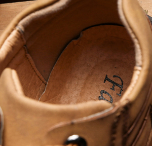 Mocassins en cuir décontractés pour hommes de haute qualité, faits à la main, respirants, avec doublure en maille, pour l'été et le printemps, rehaussant la taille, tendance - Product Image 5