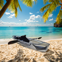 Offre Spéciale 2 personne Kayak Transparent Eau Sport Polycarbonate Bateau De Pêche