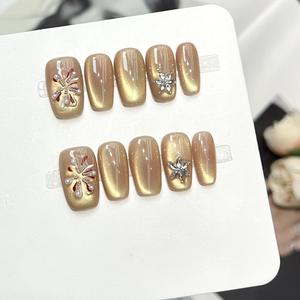 <span class=keywords><strong>Uñas</strong></span> <span class=keywords><strong>Postizas</strong></span> de Lujo, Reutilizables, Impresas en 3D, Hechas a Mano, Extra <span class=keywords><strong>Largas</strong></span>, 10 Piezas, <span class=keywords><strong>Uñas</strong></span> Francesas de Gel, <span class=keywords><strong>Uñas</strong></span> Artificiales - Product Image 2