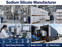 Métasilicate de sodium pentahydraté de qualité industrielle, poudre de silicate de sodium avec 28%-30% de SiO2 pour la fabrication de détergents