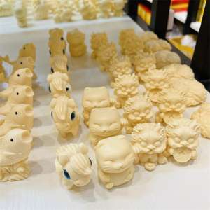 Vente en gros de fruits en <span class=keywords><strong>cristal</strong></span> de guérison naturelle ivoire poisson chat dragon sculpture reiki tagua noix en <span class=keywords><strong>cristal</strong></span> Pokemon pour la décoration - Product Image 5