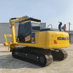 Escavatore Cingolato Idraulico Usato Komatsu PC160-7 di Alta Qualità, Poche Ore di Utilizzo, Prezzo Vantaggioso, Consegna Rapida, Motore 86kW, Pompa 0.6m, 16 Tonnellate - Product Image 3