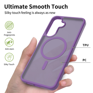 Funda Mate Premium para <span class=keywords><strong>Samsung</strong></span> A57, 2400G Magnética Antihuellas, Carcasa Protectora a Prueba de Golpes de PC+TPU - Product Image 2