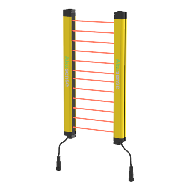 AkuSense Industrial Ambient Light Sensor 3m Protection Distance Range Light Barrier Light Curtain Sensor for Elevator Safety