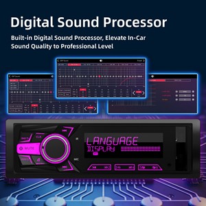 <span class=keywords><strong>Autoradio</strong></span> Universale ad Alta Potenza 8RCA 1 Din con DSP, <span class=keywords><strong>AUX</strong></span>/USB, BT, FM, Lettore MP3 per Auto - Product Image 3