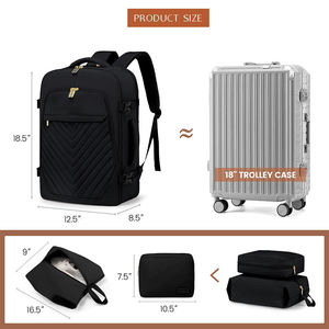 Mochila <span class=keywords><strong>de</strong></span> Viaje Impermeable con Logotipo Personalizado, Gran Capacidad, para Mujer, para Portátil, Aprobada para <span class=keywords><strong>Vuelos</strong></span>, para Negocios y Senderismo - Product Image 6