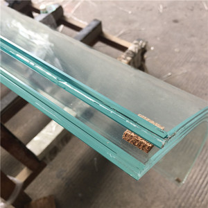 Barrière de garde-corps de balustrade de taille personnalisée verre feuilleté trempé double courbé - Product Image 3