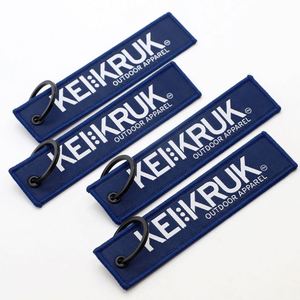 Custom Brand Logo Outdoor Apparel and Lifestyle Merchandise Fabric Keychain <b>for</b> Clothing Store Promotional Gifts - Product Image 3