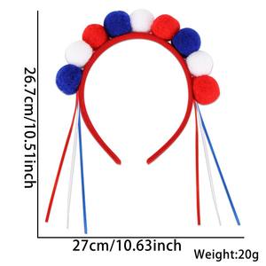 Diademas de Animadoras Americanas, Animadoras de Fútbol, Animación y Animación, Diademas con la Bandera de Estados Unidos - Product Image 4