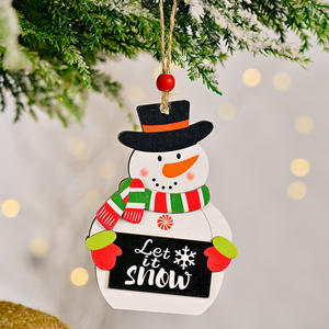 Decorazioni Natalizie in Legno per Albero di <span class=keywords><strong>Natale</strong></span>, Regali Natalizi, Arredamento per la Casa, Centri Commerciali - Product Image 5