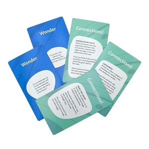 Juegos de cartas de <span class=keywords><strong>preguntas</strong></span> interactivas de papel de lino de alta calidad diseño personalizado impreso personalizado <span class=keywords><strong>para</strong></span> parejas precio de fábrica - Product Image 3
