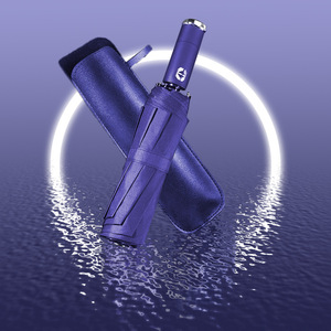 <span class=keywords><strong>Parapluie</strong></span> publicitaire <span class=keywords><strong>haut</strong></span> <span class=keywords><strong>de</strong></span> <span class=keywords><strong>gamme</strong></span> pour <span class=keywords><strong>femme</strong></span>, en alliage, pliable en trois, rotatif, avec impression <span class=keywords><strong>de</strong></span> logo et lampe torche intégrée - Product Image 6