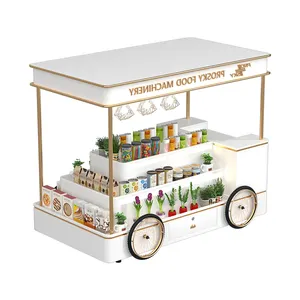 Morden Style Lemonade Lemon Large Size Halal Kitchen Store Mall Kiosko Ice Crram Low Wholesale Mobile Outdoor Street Food Kiosk