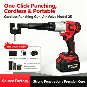 Perceuse sans fil robuste KY100-M50 avec outil <span class=keywords><strong>de</strong></span> poinçonnage à gorge profonde <span class=keywords><strong>de</strong></span> 30 mm pour la fabrication <span class=keywords><strong>de</strong></span> structures en acier à profil large - Product Image 6