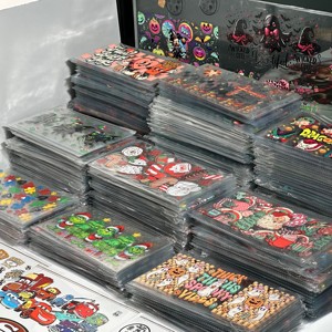 Inspirational 3D Halloween Logo Sticker 16oz UV có thể giặt cup kết thúc tốt đẹp PVC & Pet Chất liệu tùy chỉnh Private logo nhãn - Product Image 4