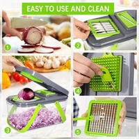 Groothandel Fruit-En Groenteverwerkingsmachines Abs Ontwerp Groentesnijder 22in1keukengadgets Groentechopper