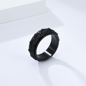 Anillo <span class=keywords><strong>de</strong></span> Hombre con <span class=keywords><strong>Ojos</strong></span> <span class=keywords><strong>de</strong></span> <span class=keywords><strong>Demonio</strong></span>, Estilo Moderno, Ojo <span class=keywords><strong>de</strong></span> Dios, Chapado en Oro <span class=keywords><strong>de</strong></span> 18k, Acero Inoxidable, Anillo Giratorio Retro - Product Image 3