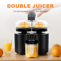 Dubbele citruspers 1,5L 280W koperen motor sinaasappel citroen grapefruitpers 220V 110V huishoudelijk afneembaar