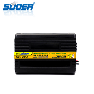 Cargador solar inteligente Suoer 12V 24V 20A pantalla digital batería de coche portátil automática AC DC <span class=keywords><strong>carga</strong></span> rápida modelo eléctrico móvil - Product Image 1