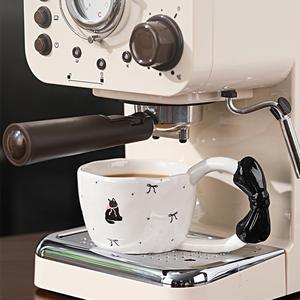 Nouveauté : Tasses en céramique créatives avec lettres anglaises, faites à la main, avec une grande poignée, personnalisées pour le café, le lait ou le thé, idéales pour un cadeau - Product Image 5