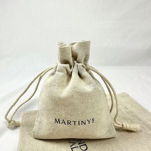 Promotional <b>Drawstring</b> Jute Bag Customized Eco-friendly Small Linen <b>Pouch</b> Natural Jute Bag With <b>Drawstring</b> - Product Image 3