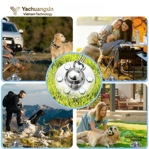 Outdoor 360 degree stainless steel rotating dog stake, pet dog traction, ground nail, ground nail <b>holder</b> - Product Image 2