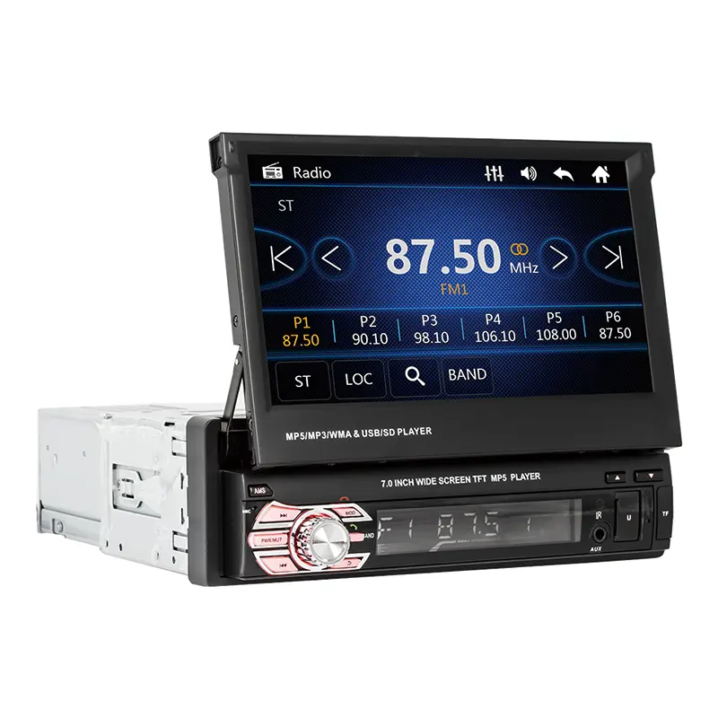 KARJOYS 1Din Car Radio 7 "Multimedia Player MP5 Player Bluetooth FM Audio para sistema de reproductor de coche