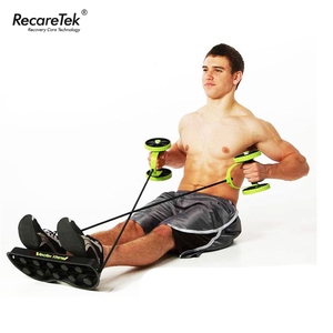 Rouleau abdominal multifonctionnel à rebond automatique avec corde de traction <span class=keywords><strong>pour</strong></span> la musculation à domicile, la perte de poids et le renforcement du tronc - Product Image 6
