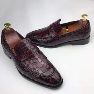 Goodyear zapatos casuales a la venta para hombres <span class=keywords><strong>piel</strong></span> de cocodrilo decente hombres zapatos de software casuales mocasines de cuero de cocodrilo puro zapatos hombres - Product Image 2