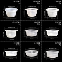 Bouchon en plastique transparent de haute qualité avec bouchon de bouteille de 18mm à trou rond et bouchon de disque de 28mm pour embouts en PE