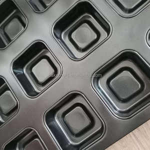 Vente flash - <span class=keywords><strong>Moule</strong></span> à pain <span class=keywords><strong>rectangulaire</strong></span> en métal avec revêtement PTFE écologique, antiadhésif, pour four - Product Image 3