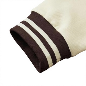 Veste d'hiver pour homme à prix de gros, style Letterman, logo personnalisé sur le devant, 100% coton/laine, respirante, légère, haute qualité - Product Image 3