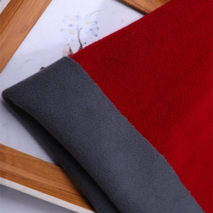 Tissu de veste d'hiver réversible <span class=keywords><strong>thermique</strong></span> anti-boulochage collé en polaire bicolore - Product Image 6