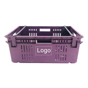 Cesta <span class=keywords><strong>de</strong></span> Exhibición <span class=keywords><strong>y</strong></span> Transporte para Mercado <span class=keywords><strong>de</strong></span> Agricultores, Apilable <span class=keywords><strong>y</strong></span> Encajable, Diseño Atractivo con Asas <span class=keywords><strong>de</strong></span> Plástico Resistentes, Estimula la <span class=keywords><strong>Compra</strong></span> por Impulso - Product Image 3