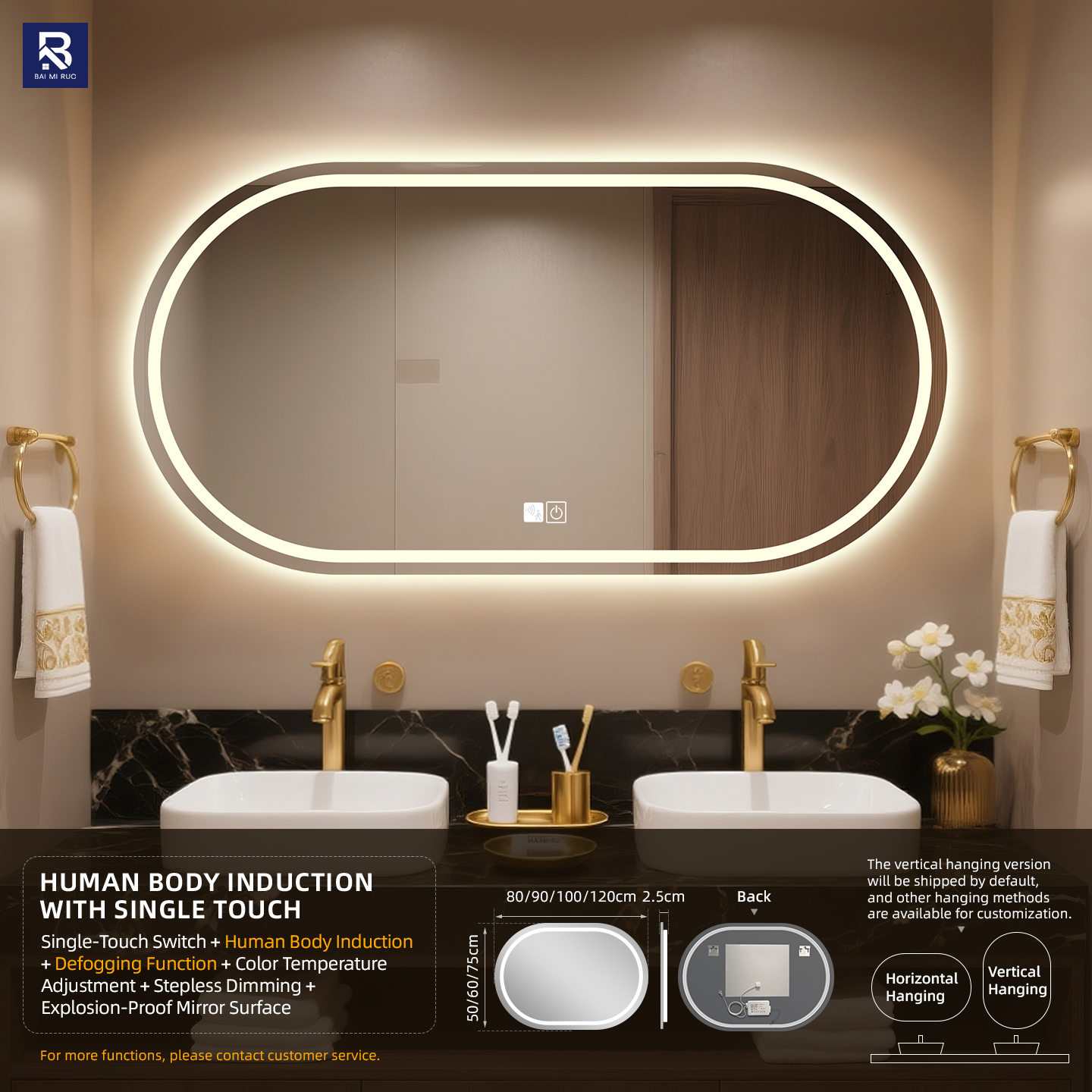 Sensor Humano + Toque Único + Luz de 3 Colores