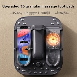 Masajeador Eléctrico Portátil para Pies <span class=keywords><strong>con</strong></span> Pantalla LCD, 5 Modos Inteligentes y Baño de Masaje <span class=keywords><strong>con</strong></span> Bolsas de Aire, Cubeta para Spa de Pies - Product Image 6