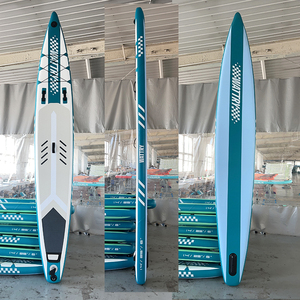 Planche de course gonflable de 14 pieds en stock, monocouche, sports nautiques, planche souple pliable pour adultes - Product Image 5